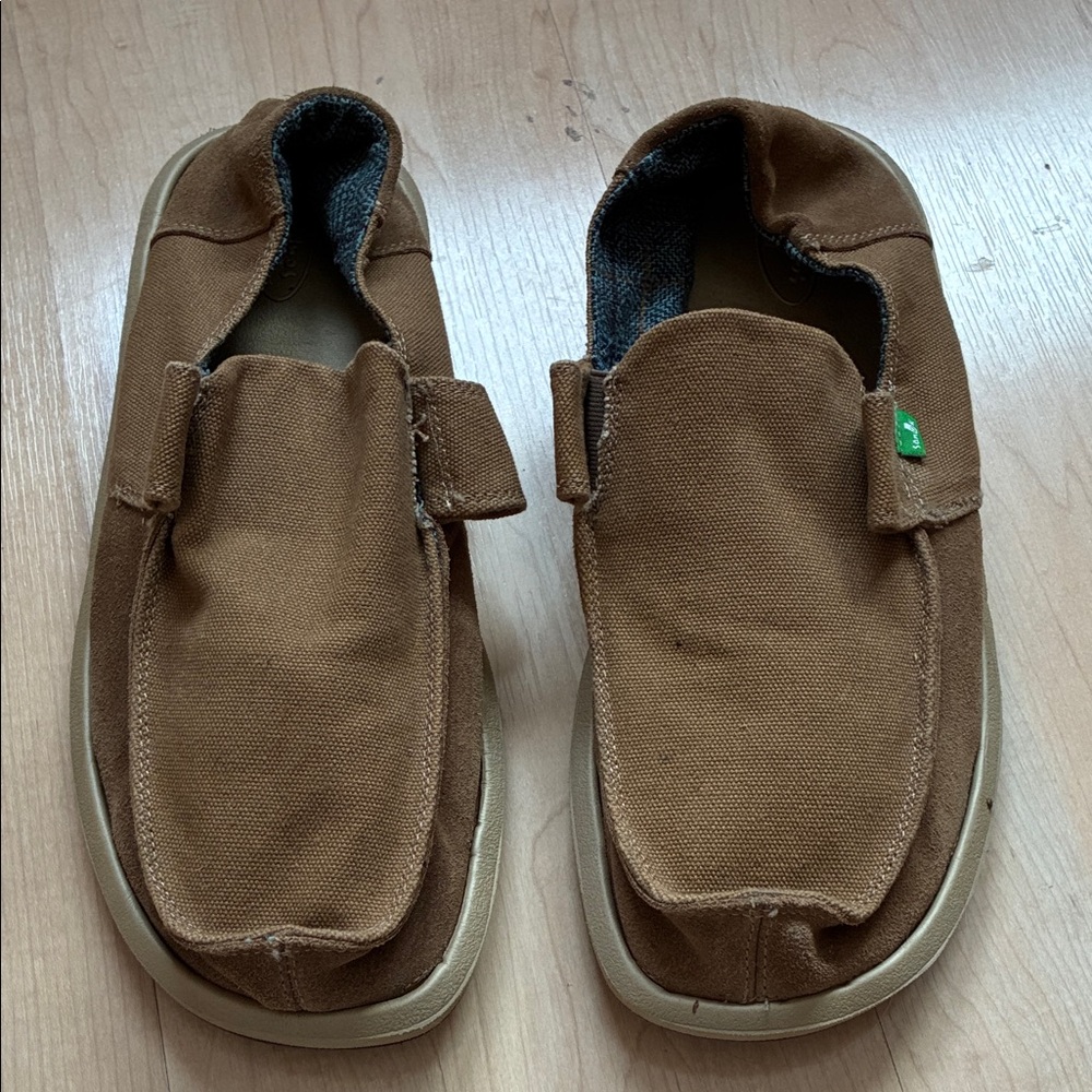 Sanuk Tan Men's Loafers